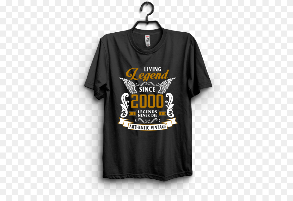 T Shirt Design For 35 Year Old, Clothing, T-shirt Png