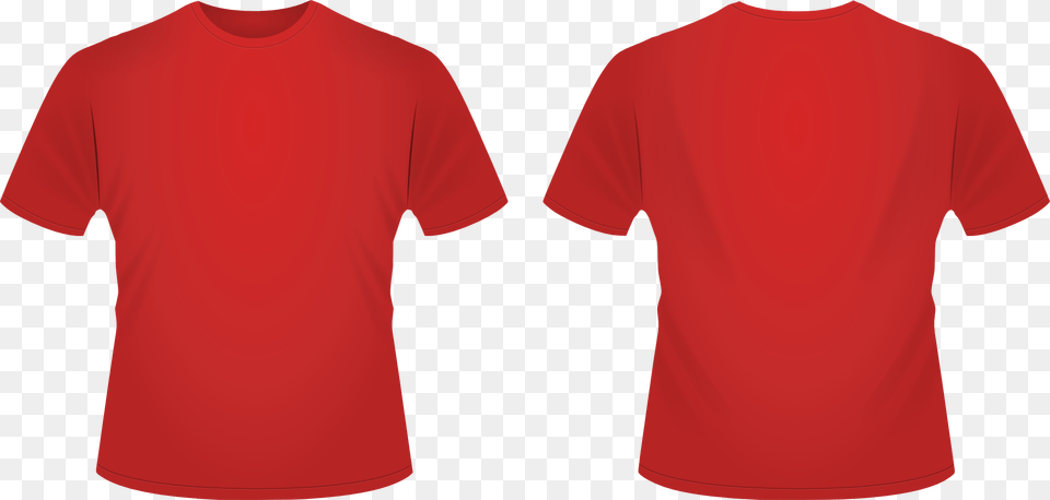 T Shirt Design Template Red, Clothing, T-shirt Free Png Download