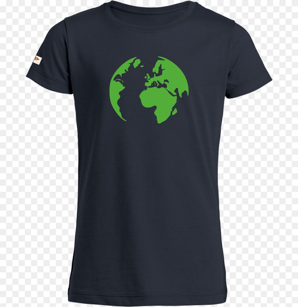T Shirt Fille Ovivo Terre Bleu Nuit Broccoli, Clothing, T-shirt, Astronomy Png