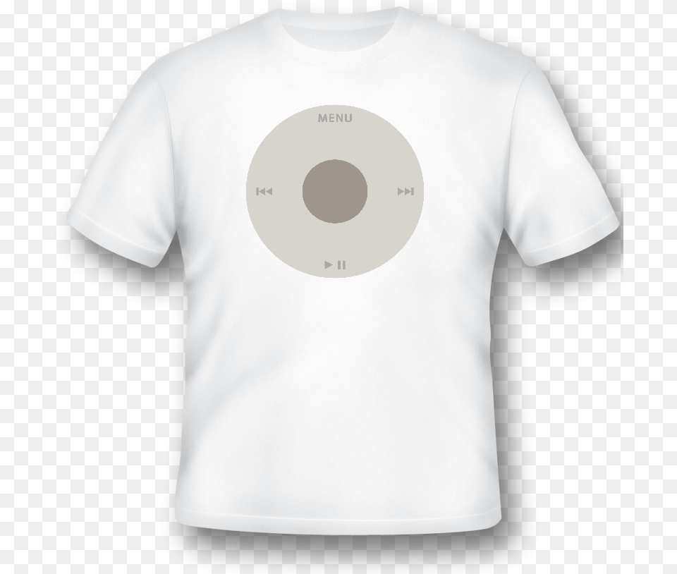 T Shirt Front, Clothing, T-shirt, Electronics, Ipod Free Png Download