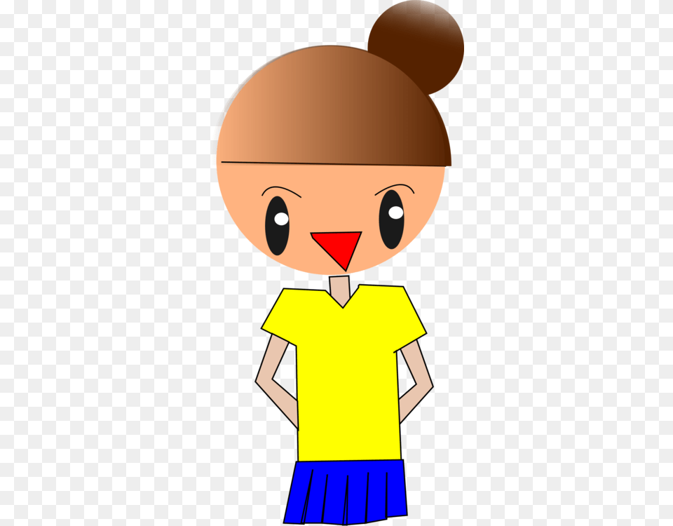 T Shirt Girl Boy Yellow Clothing, Person, Toy, Face, Head Png