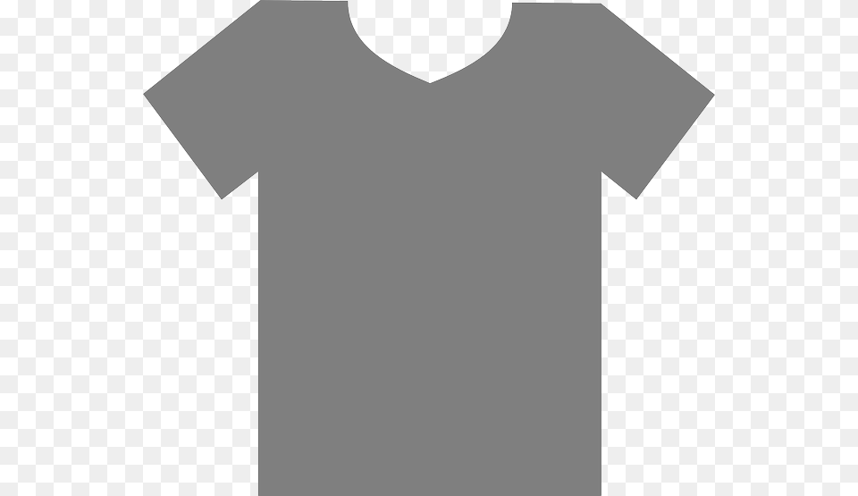T Shirt Gray Blank Clothes Fashion Shirt Template Active Shirt, Clothing, T-shirt, Astronomy, Moon Free Png
