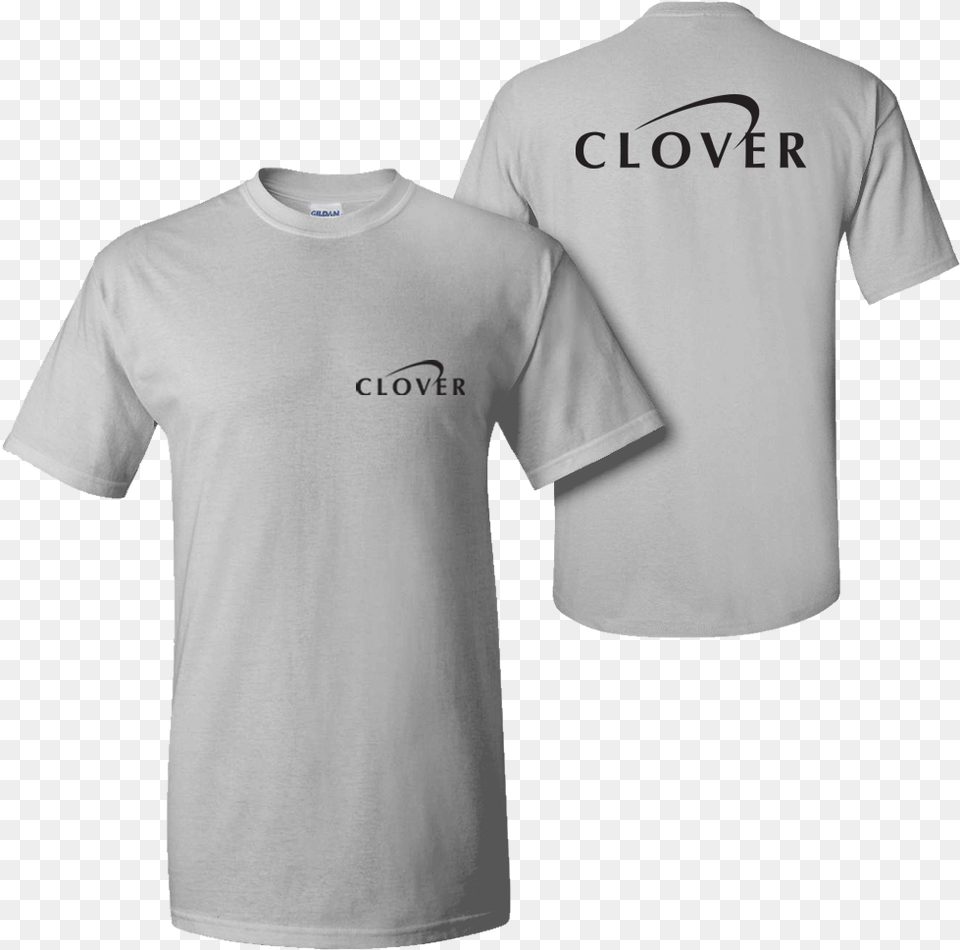 T Shirt Grey Front And Back, Clothing, T-shirt Png Image