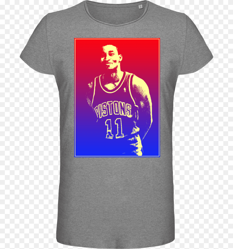 T Shirt Homme Isiah Thomas Basketball Player Active Shirt, Clothing, T-shirt, Adult, Male Free Png