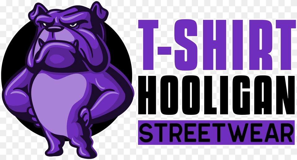 T Shirt Hooligan Animal Figure, Purple, Mammal, Pig, Dynamite Free Transparent Png