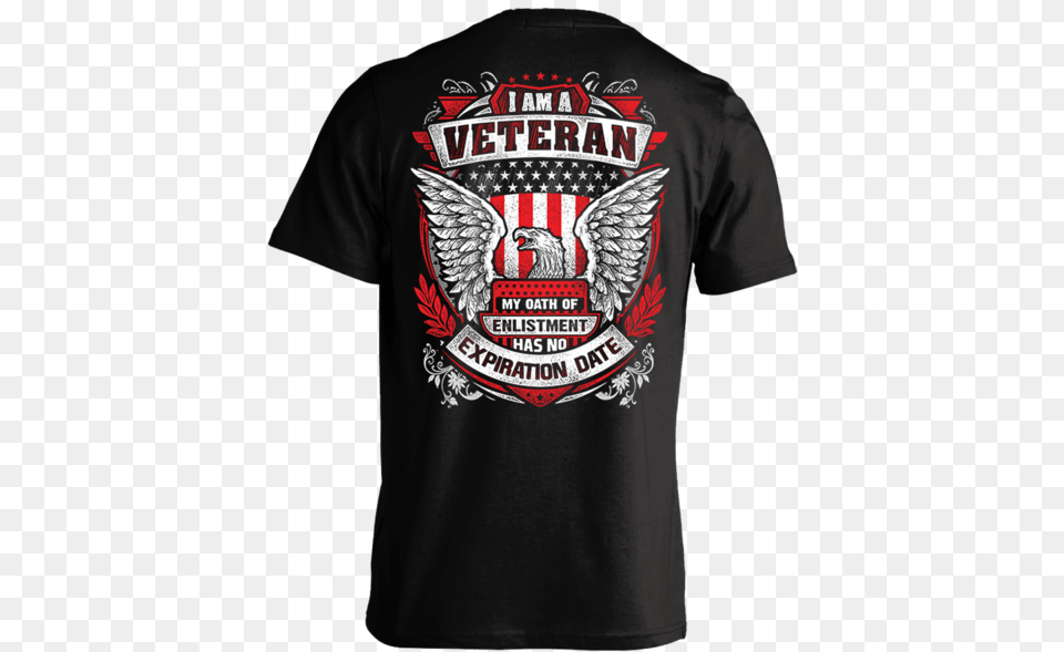 T Shirt I Am A Veteran Eagle 1 Siberian Hell Sounds Merch, Clothing, T-shirt, Logo Png Image
