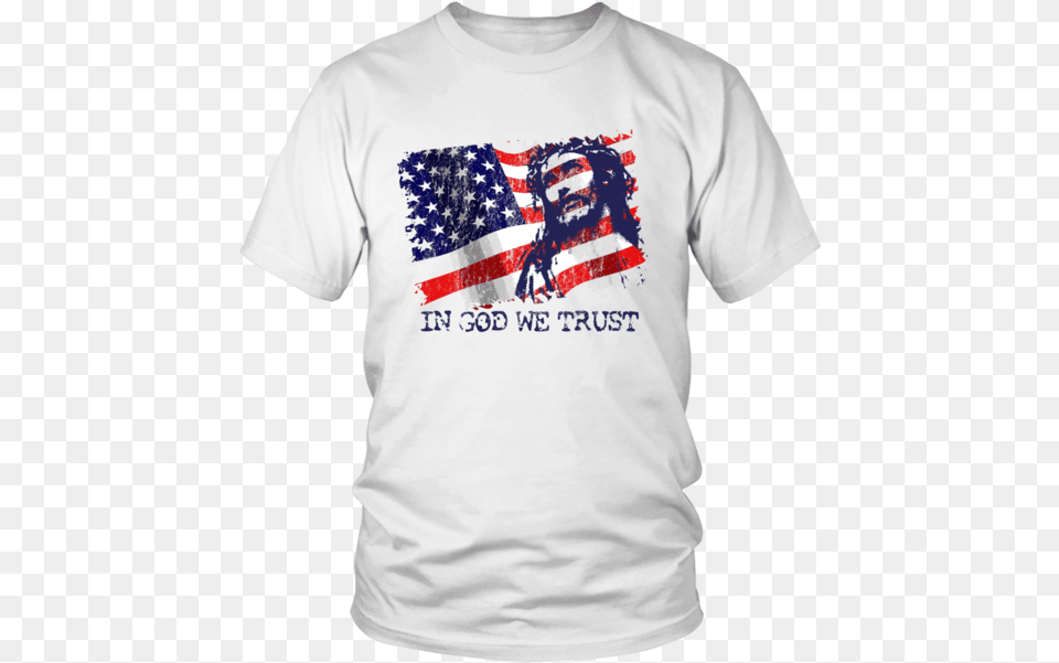 T Shirt In God We Trust Good Girls Go To Heaven Bad Girls Go To Cancun Powerpuff, Clothing, T-shirt, American Flag, Flag Free Transparent Png