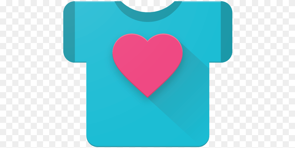 T Shirt Material Design, Clothing, T-shirt, Heart Free Transparent Png