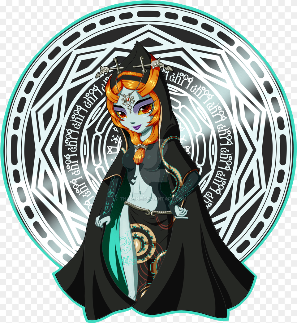 T Shirt Midna By Tharene D9301va Legend Of Zelda Twilight Princess Mirror, Fashion, Adult, Female, Person Png Image