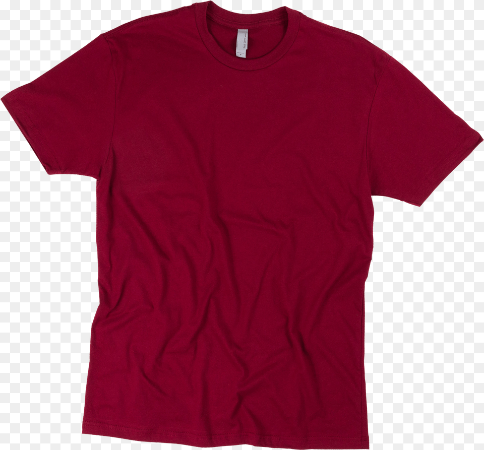 T Shirt Next Level 3600 Cardinal, Clothing, Maroon, T-shirt Free Transparent Png