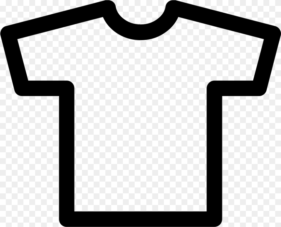 T Shirt Outline Icon, Clothing, T-shirt Free Png Download