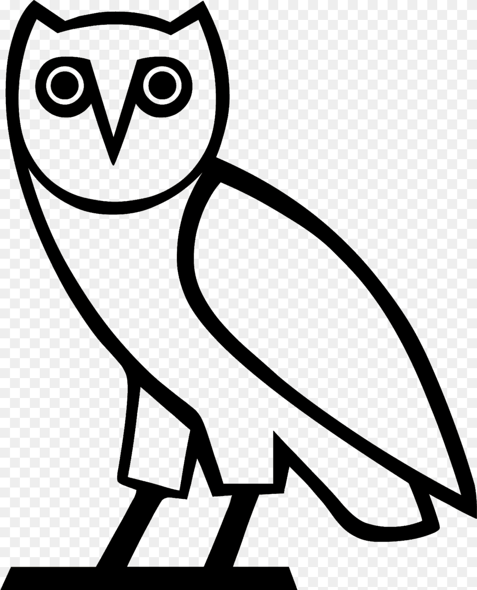 T Shirt Owl Logo Ovo Sound Decal Owl Drake, Animal, Bird Png Image