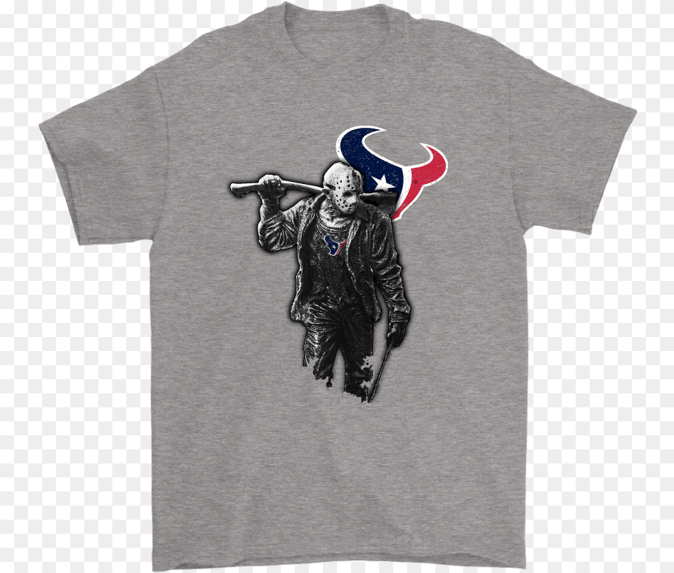 T Shirt Raiders Jason Voorhees, Clothing, T-shirt, Person, Animal Png Image