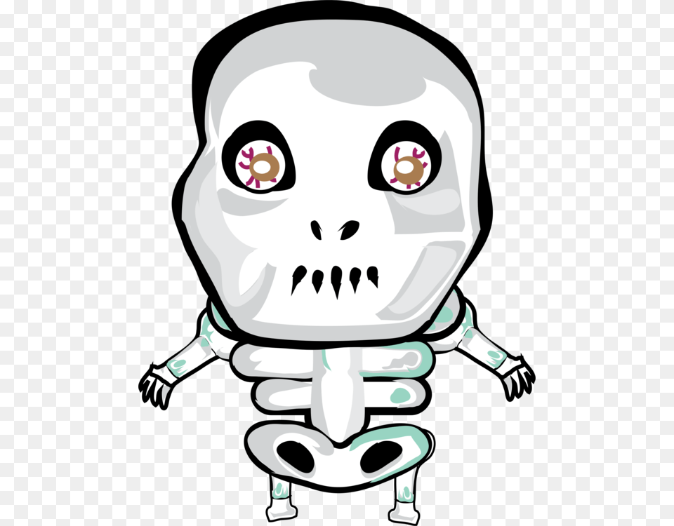 T Shirt Skeleton Skull Halloween, Baby, Person Free Png