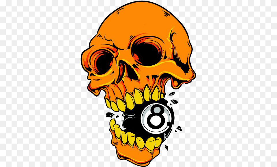 T Shirt Skull Hd Clipart 8 Ball Skull, Person Free Transparent Png