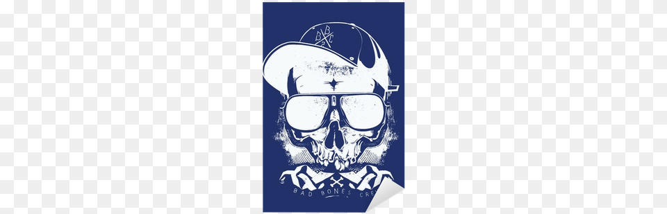 T Shirt Skull With Hat, Emblem, Symbol, Clothing Png Image