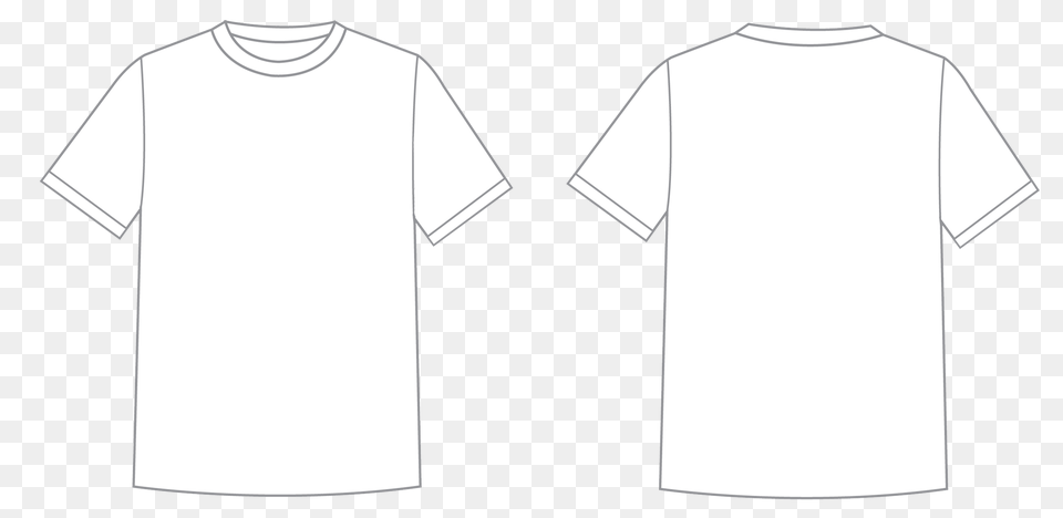 T Shirt Template, Clothing, T-shirt Free Transparent Png