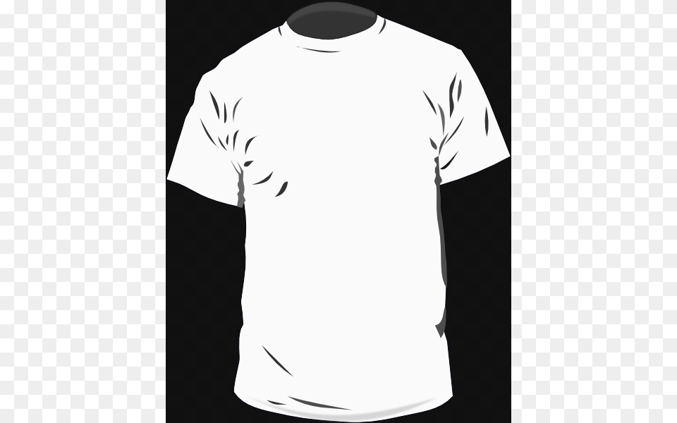 T Shirt Template Images Vectors And Psd Files T Shirt Plain Vector, Clothing, T-shirt Free Png Download