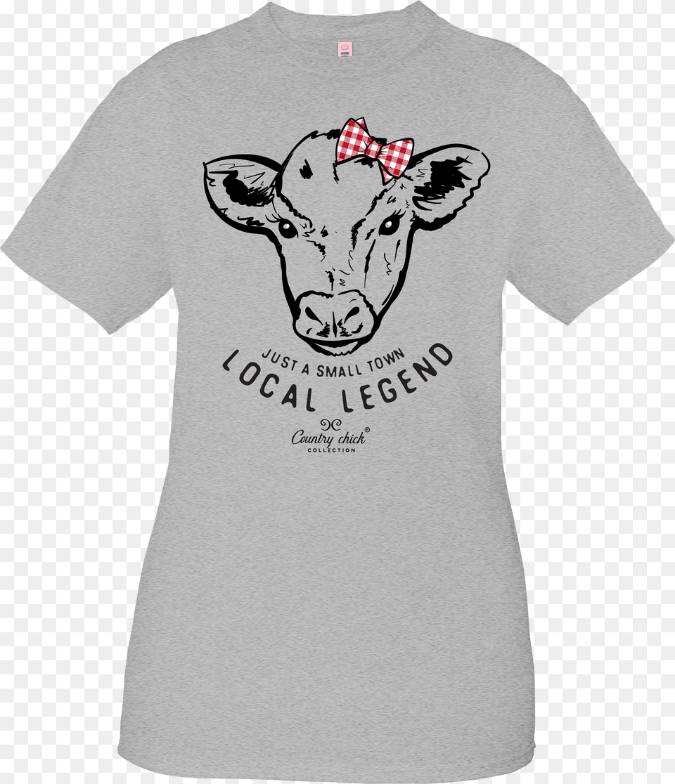 T Shirt Template Web Or Print Simply Southern Local Legend Cow, Clothing, T-shirt, Animal, Cattle Free Transparent Png