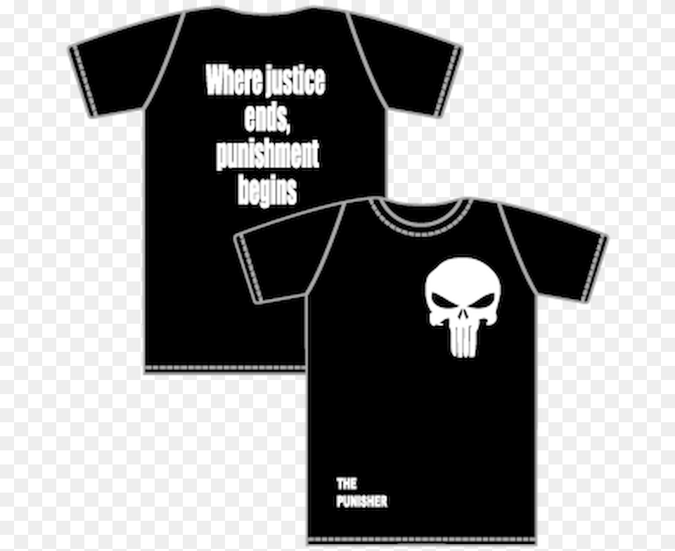 T Shirt The Punisher Active Shirt, Clothing, T-shirt Png Image
