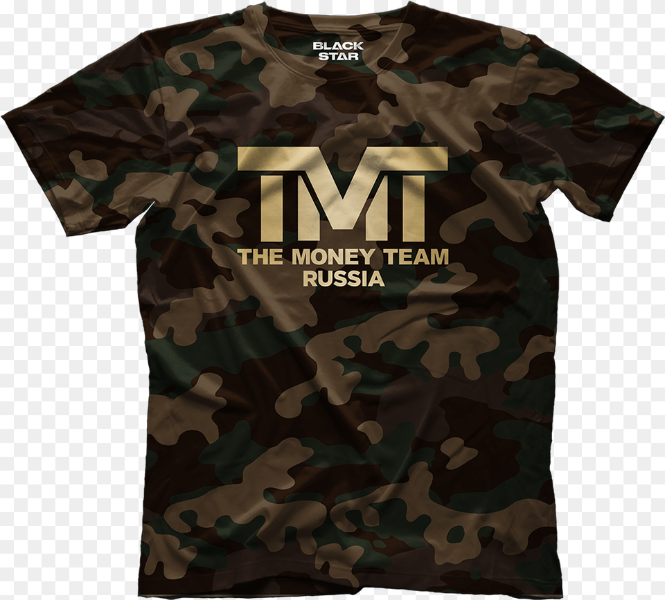 T Shirt Tmt X Bs Camo Young Bucks T Shirt, Clothing, Military, Military Uniform, T-shirt Png
