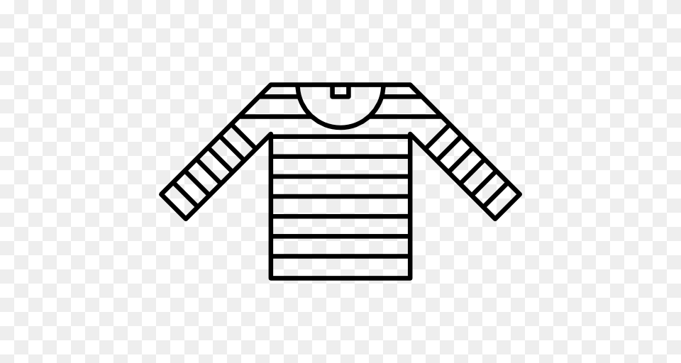 T Shirt With Stripes, Clothing, Long Sleeve, Sleeve, T-shirt Png