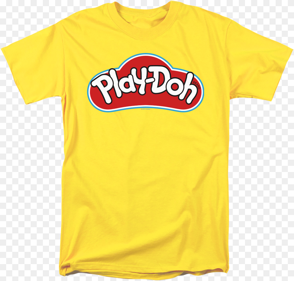 T Shirt Yellow With Logo Play Doh, Clothing, T-shirt Png