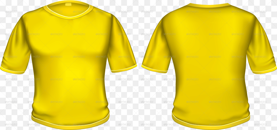 T Shirt Yellow Yellow, Clothing, T-shirt, Jersey Free Png Download