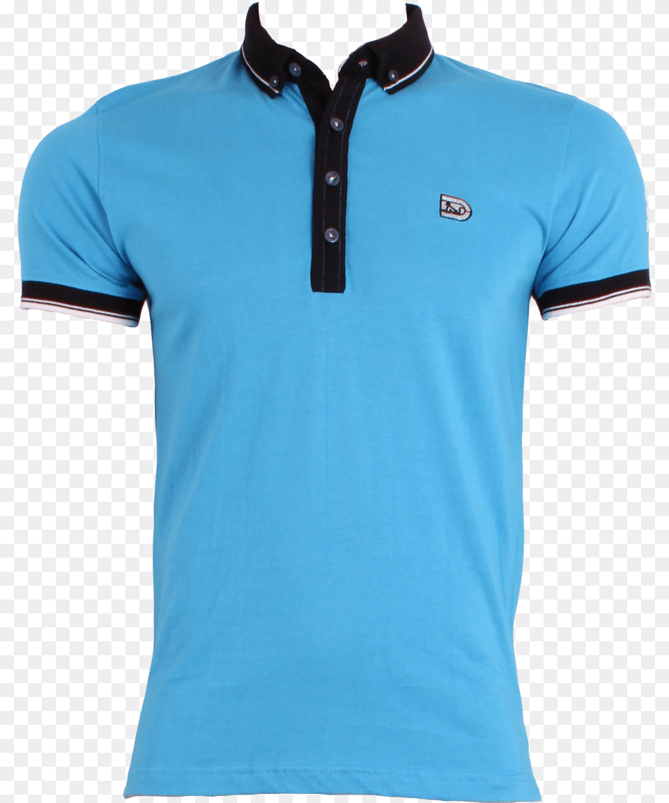 T Shirtclothingpolo Shirtazurecobalt Bluelineelectric, Clothing, Shirt, T-shirt Png Image