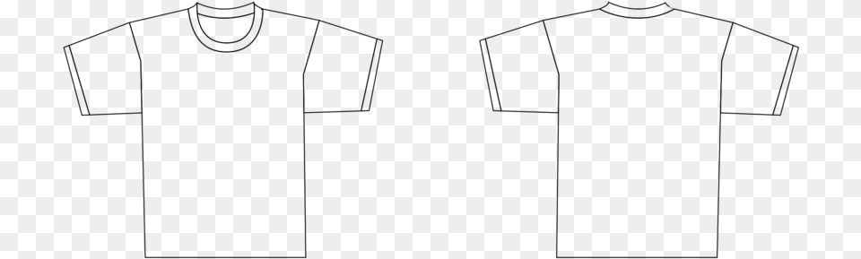 T Shirtnumberlogo T Shirt Template, Gray Free Png Download