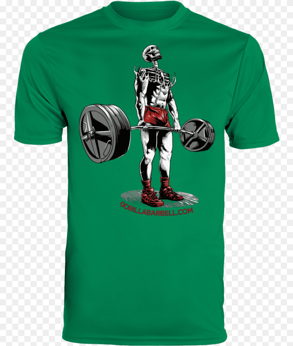 T Shirts Kelly Green S Dead Man S Lift Performance Fred Perry Red Polo Shirt, T-shirt, Clothing, Adult, Person Free Png