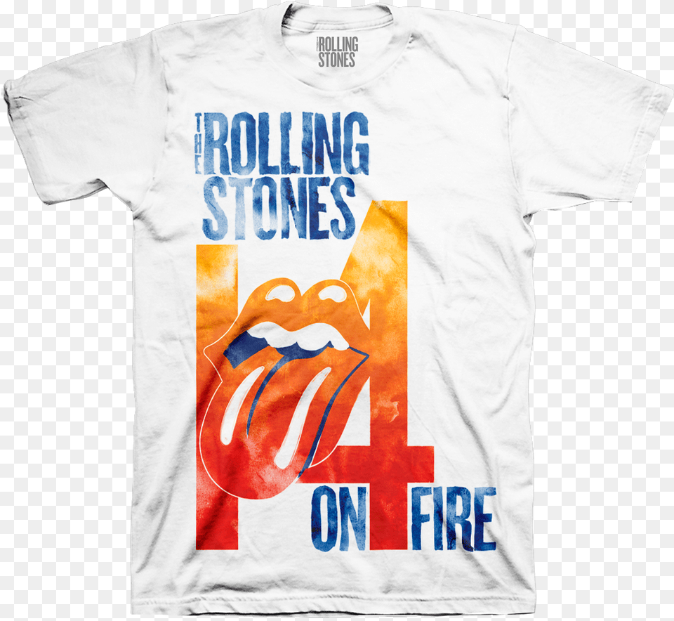 T Shirts Rolling Stones 14 On Fire T Shirt, Clothing, T-shirt Free Png