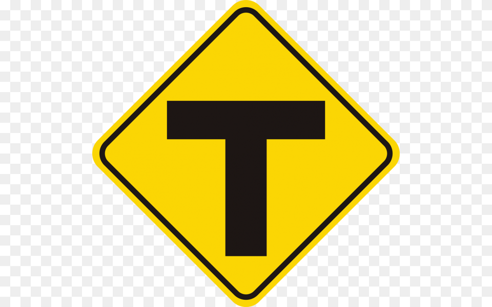 T Sign, Symbol, Road Sign Png Image