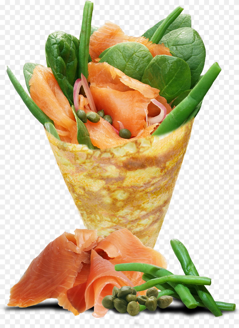T Swirl Crepe Smoked Salmon, Food, Sandwich Wrap, Lunch, Meal Free Png