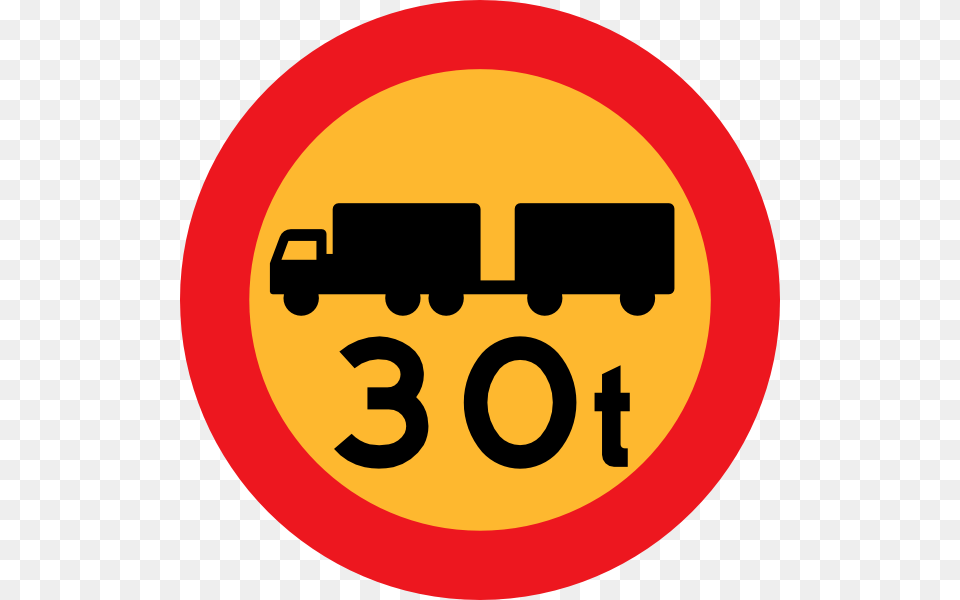 T Truck Sign Clip Art Vector, Symbol, Road Sign, Disk Png Image