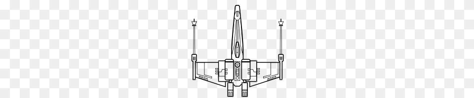 T X Wing Icons Noun Project, Gray Png Image