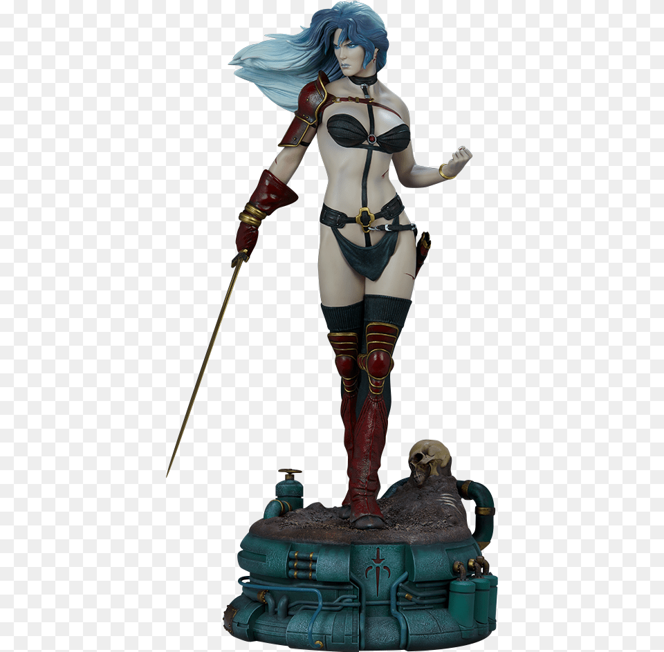 Taarna Heavy Metal Statue, Figurine, Adult, Female, Person Png Image