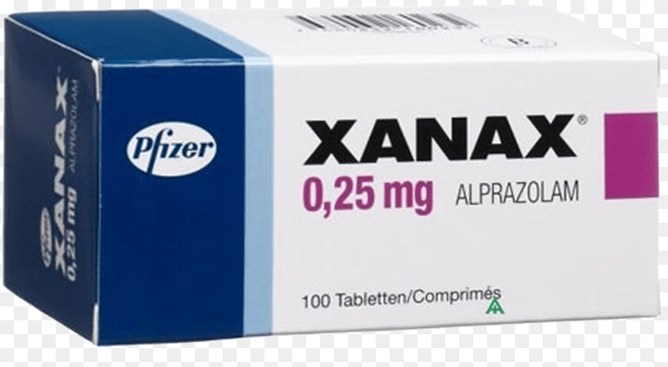 Tab Xanax Xanax 0 25 Mg, Box, Cardboard, Carton Free Png Download