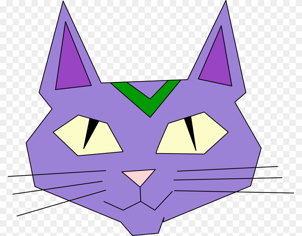 Tabby Cat Kitten Black Cat Whiskers, Purple, Animal, Mammal, Pet Png