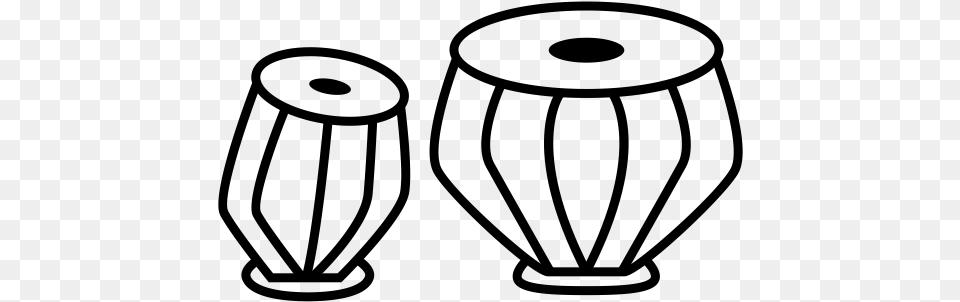 Tabla Black And White Tabla Clipart Black And White, Gray Png Image