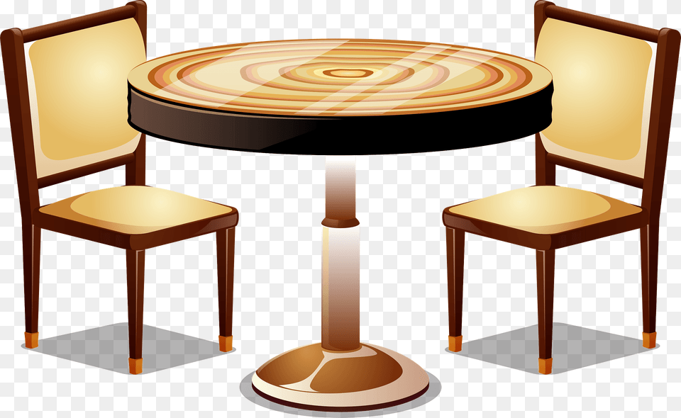 Table And Chairs Clipart, Dining Table, Furniture, Chair, Architecture Png