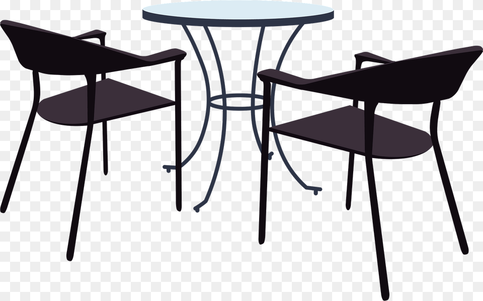 Table And Chairs Clipart, Architecture, Building, Dining Room, Dining Table Png Image