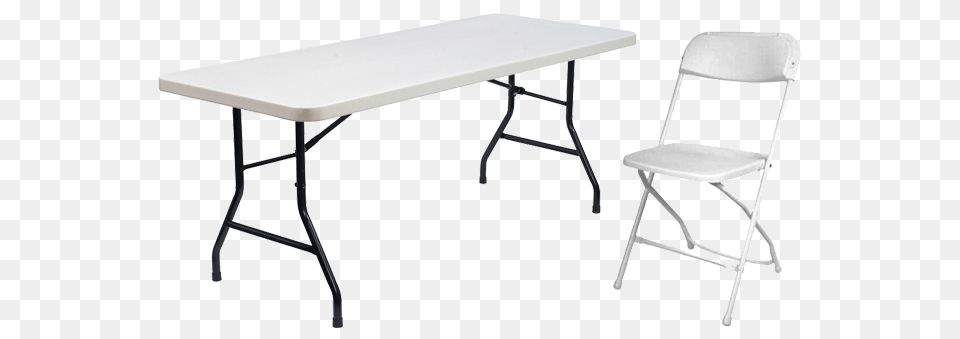 Table And Chairs Transparent White Plastic Folding Chair, Dining Table, Desk, Furniture, Coffee Table Png