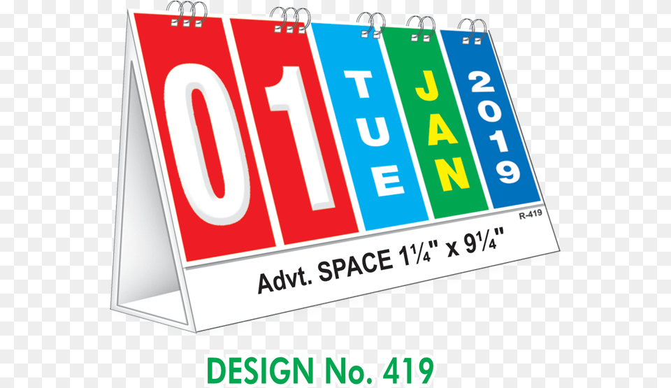 Table Calendar Design Table Calendar 2019 Design, Text, License Plate, Scoreboard, Transportation Free Png