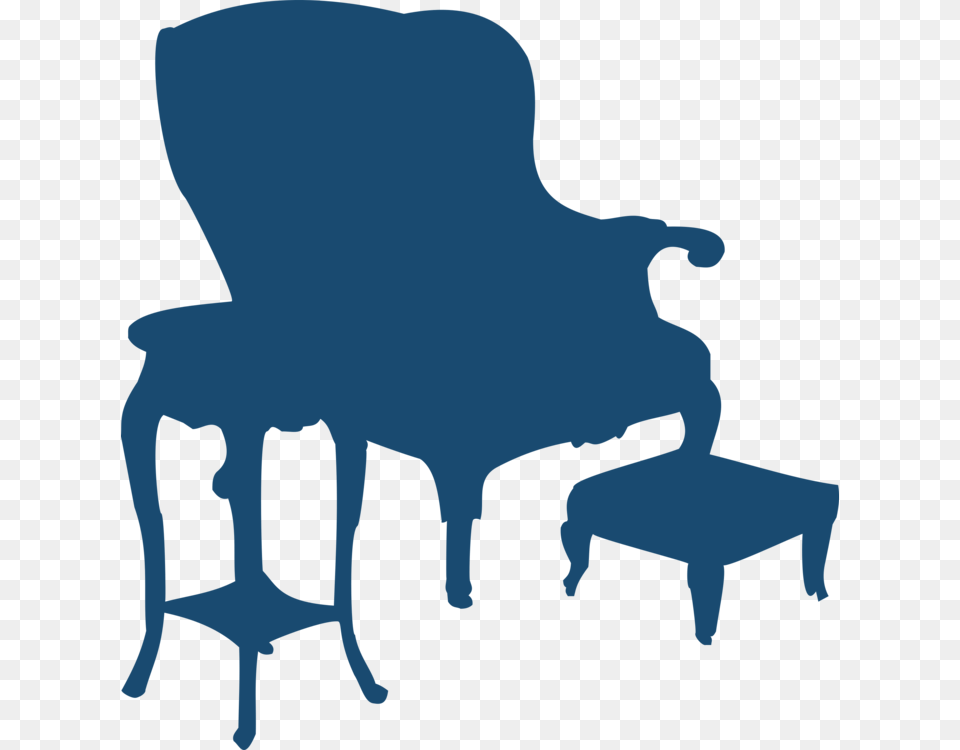 Table Chair Silhouette Couch Furniture, Person, Armchair, Adult, Male Png Image