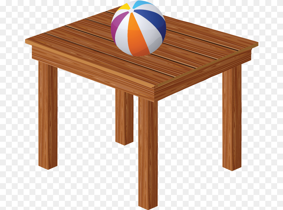 Table Clip Art Ball On The Table Clipart, Wood, Sphere, Plywood, Furniture Free Png