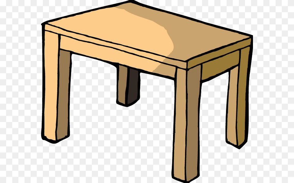 Table Clip Square Cartoon Table, Dining Table, Furniture, Coffee Table, Desk Png Image