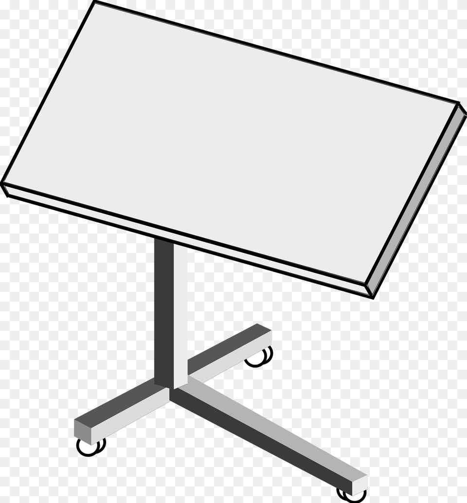 Table Clipart, Desk, Furniture, White Board, Blackboard Free Png Download