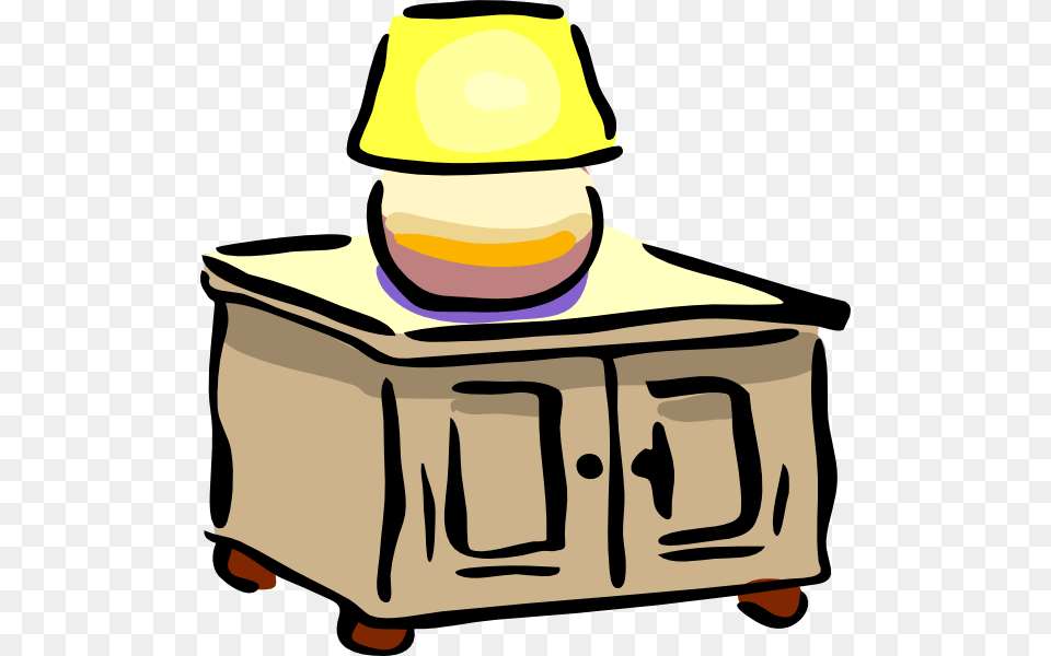 Table Clipart Night Stand, Lamp, Ammunition, Clothing, Grenade Free Png Download