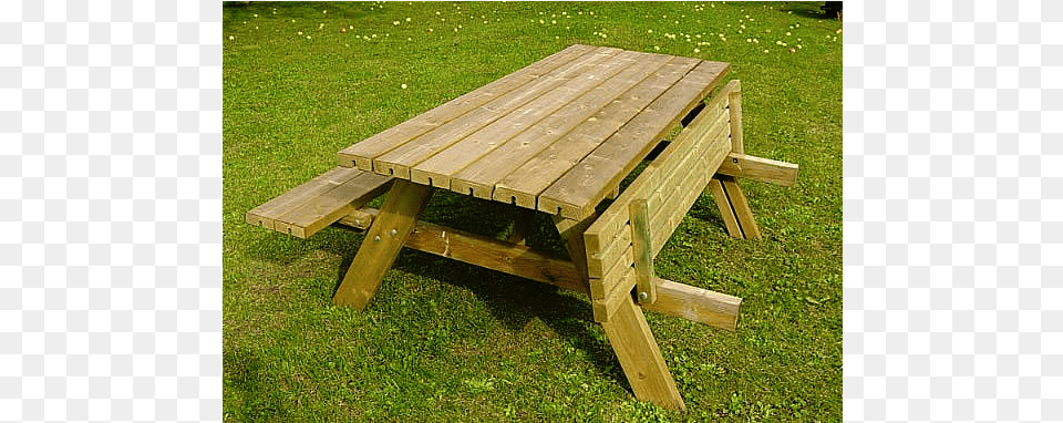 Table De Pique En Bois, Bench, Stained Wood, Wood, Hardwood Free Png Download